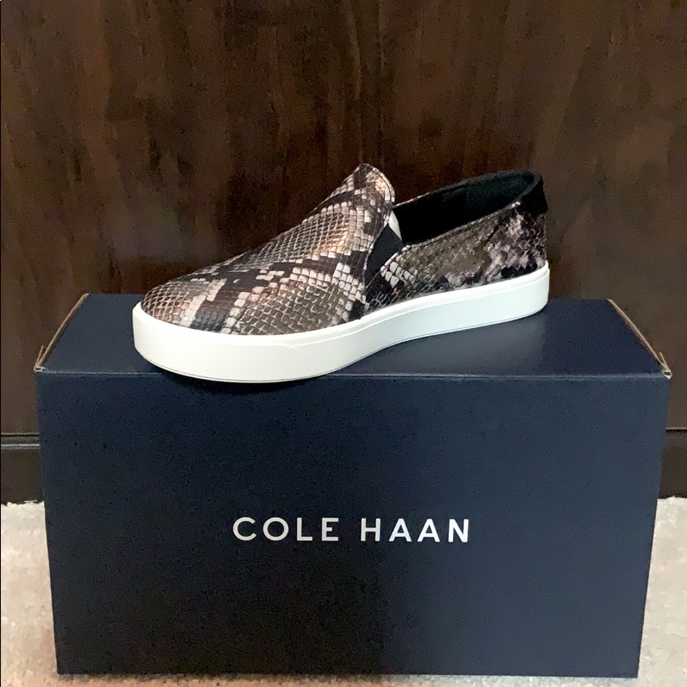 Cole Hahn Sparkle Snake Print Sneaker